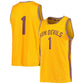 #1 A.State Sun Devils Reverse Retro Jersey - Gold Stitched American College Jerseys