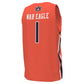 #1 A.Tigers Under Armour Replica Basketball Jersey - Orange Stitched American College Jerseys