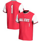 #1 B.State Cardinals GameDay Greats Lightweight Softball Jersey - Red Stitched American College Jerseys