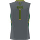 #1 B.Bears GameDay Greats Lightweight Basketball Jersey - Gray Stitched American College Jerseys