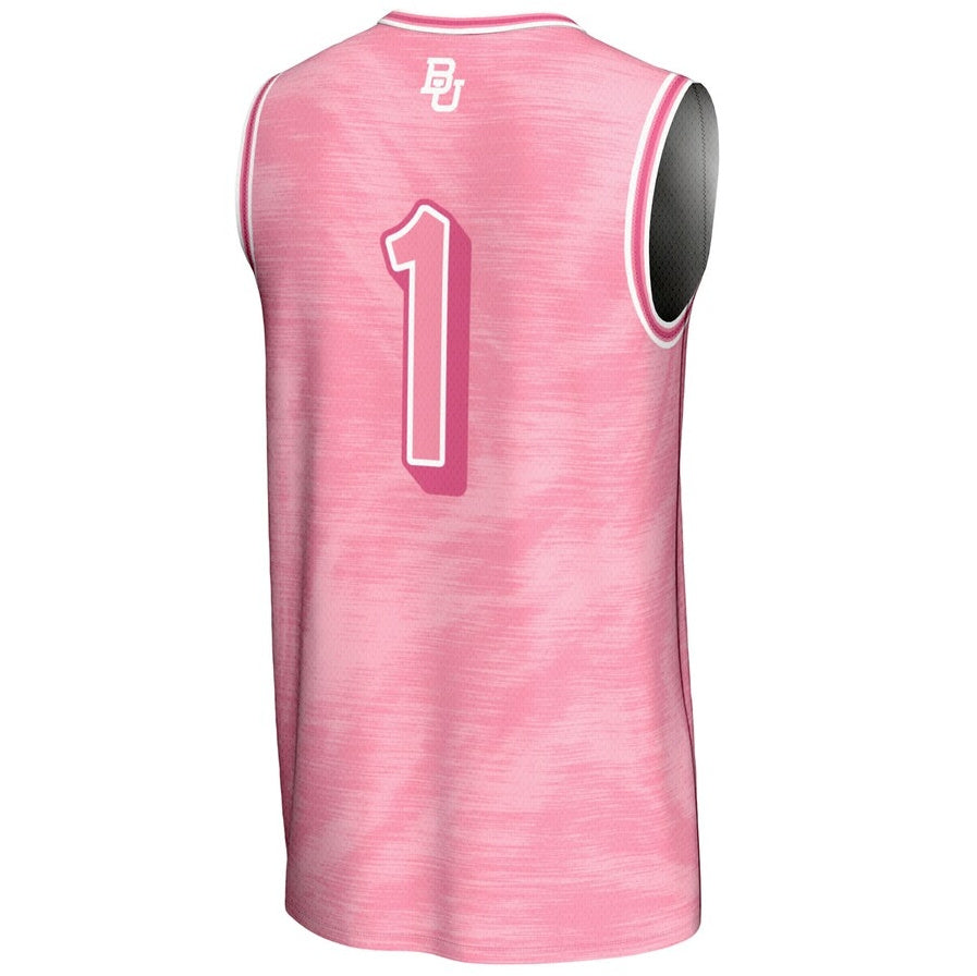 #1 B.Bears GameDay Greats Unisex Lightweight Basketball Fashion Jersey - Pink Stitched American College Jerseys