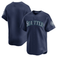 Custom Seattle Mariners Navy Alternate Replica Team Baseball Jerseys