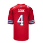 B.Bills #4 James Cook Red Game Player Jersey American Stitched Football Jerseys