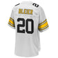 P.Steelers #20 Rocky Bleier Pro Line Replica Away White Stitched American Football Jerseys