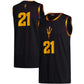 #21 A.State Sun Devils Swingman Jersey - Black Stitched American College Jerseys