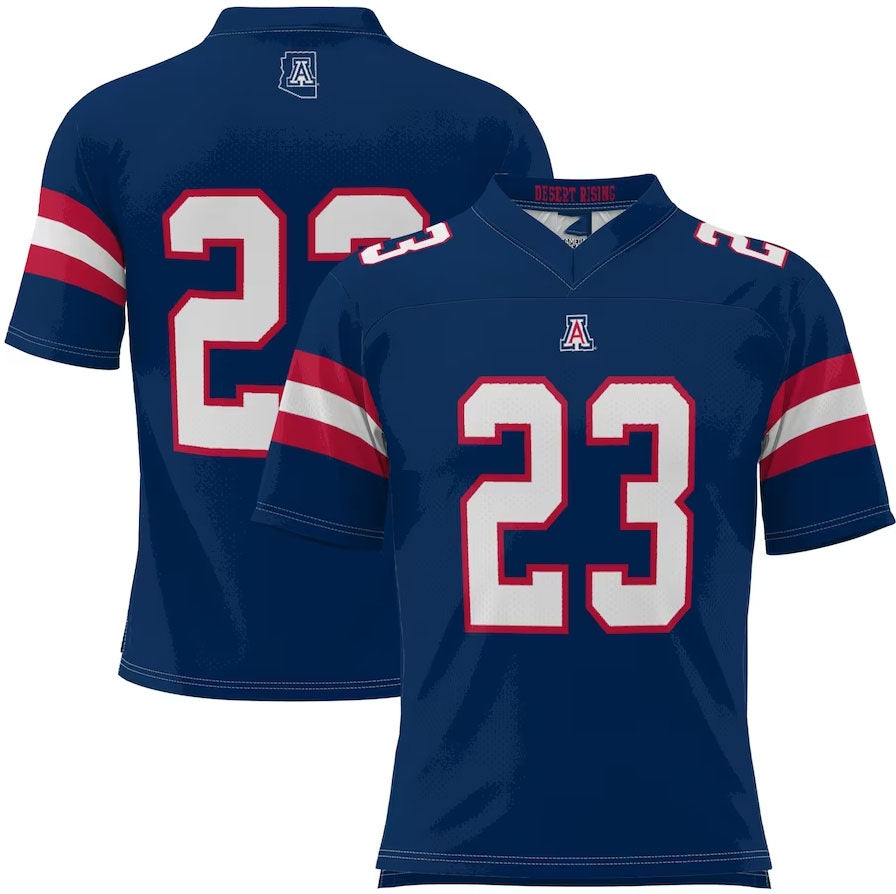 #23 A.Wildcats GameDay Greats Desert Rising Football Jersey - Navy Stitched American College Jerseys