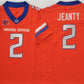 B.State Broncos #2 Ashton Jeanty Boise State Broncos Orange Jersey -Stitched American College Jerseys