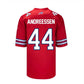 B.Bills #44 Joe Andreessen Game Jersey - Red Stitched American Football Jerseys