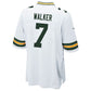 GB.Packers #7 Quay Walker White Game Jersey Stitched American Football Jerseys