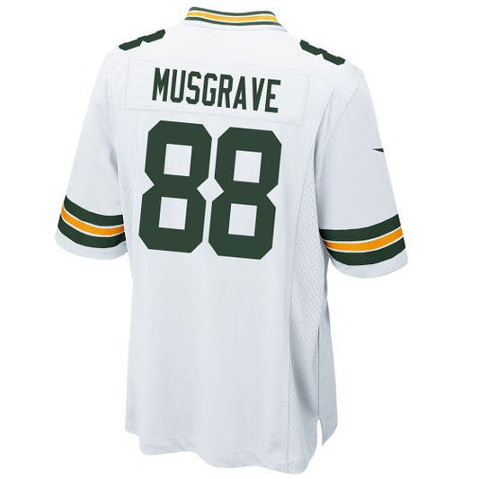 GB.Packers #88 Luke Musgrave White Game Stitched American Football Jerseys