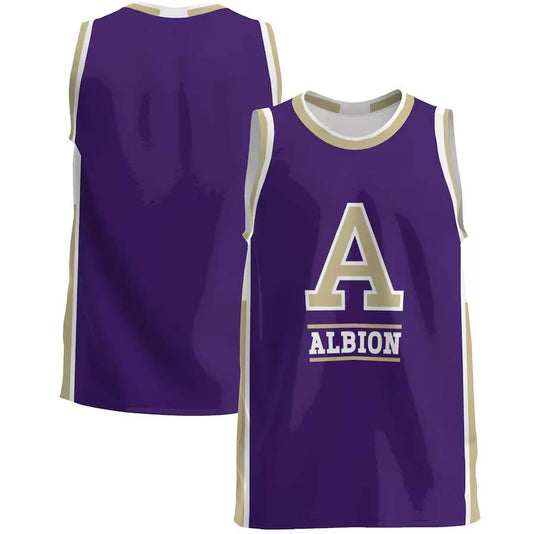 A.Britons GameDay Greats Lightweight Basketball Jersey - Purple American College Jerseys