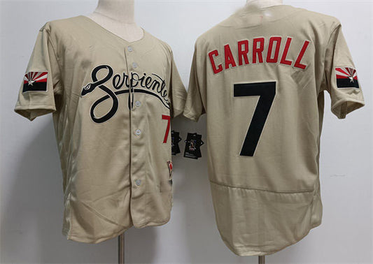 Arizona Diamondbacks #7 Corbin Carroll Tan City Connect Baseball Jersey