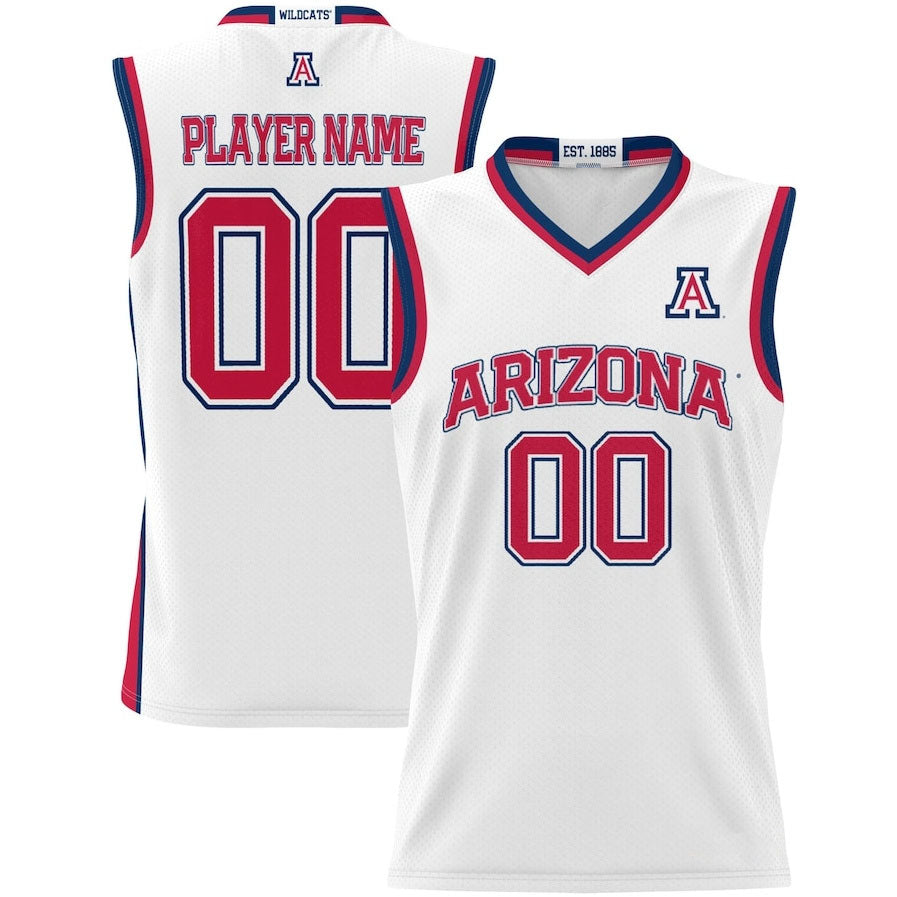 Custom A.Wildcats GameDay Greats Unisex NIL Pick-A-Player Lightweight Basketball Jersey - White Stitched American College Jerseys