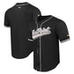 A.Black Knights Pro Standard Mesh Full-Button Replica Baseball Jersey - Black Stitched American College Jerseys