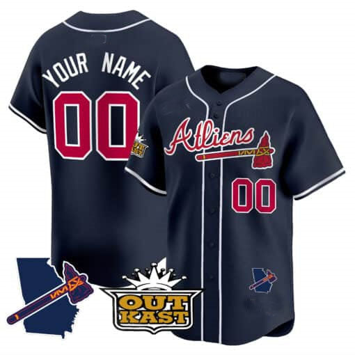 Custom Atlanta Braves Atliens Vapor Premier Limited V2 – All Stitched Baseball Jersey