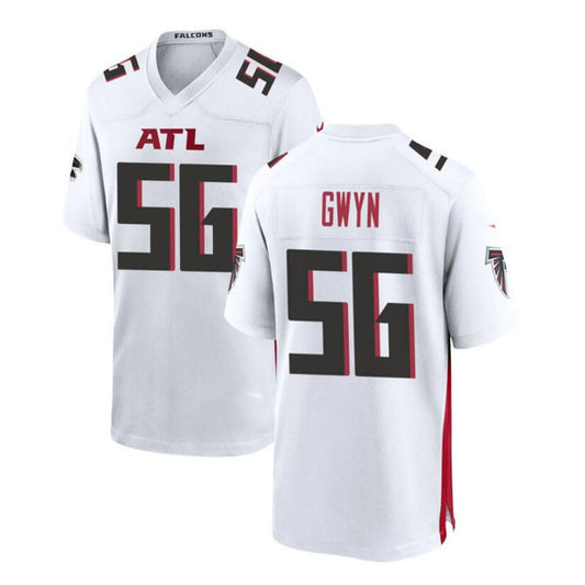 A.Falcons # 56 Jovaughn Gwyn Game Jersey - White Stitched American Football Jerseys