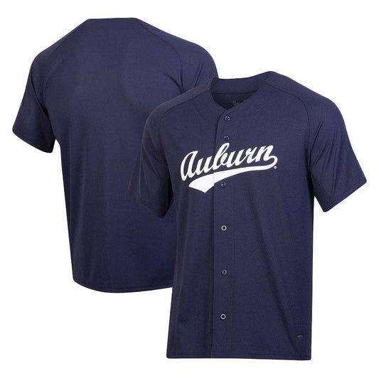 A.Tigers Under Armour Replica Baseball Jersey - Navy Stitched American College Jerseys