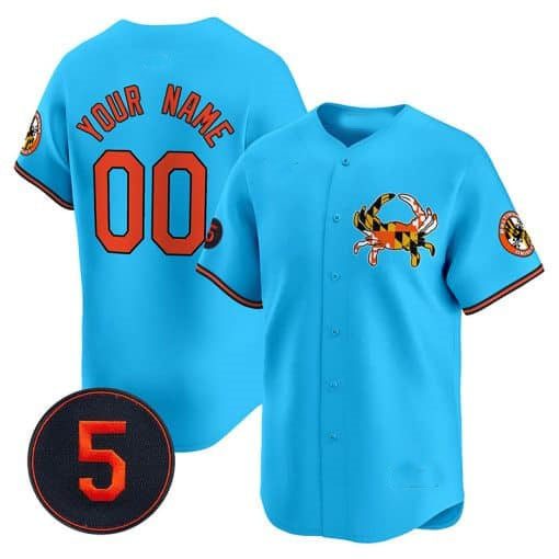 Custom Baltimore Orioles Robinson Patch Vapor Premier Limited V2– All Stitched Baseball Jersey