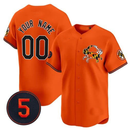 Custom Baltimore Orioles Robinson Patch Vapor Premier Limited V2– All Stitched Baseball Jersey