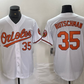 Baltimore Orioles #35 Adley Rutschman Number White Stitched Cool Base Jersey Baseball Jerseys