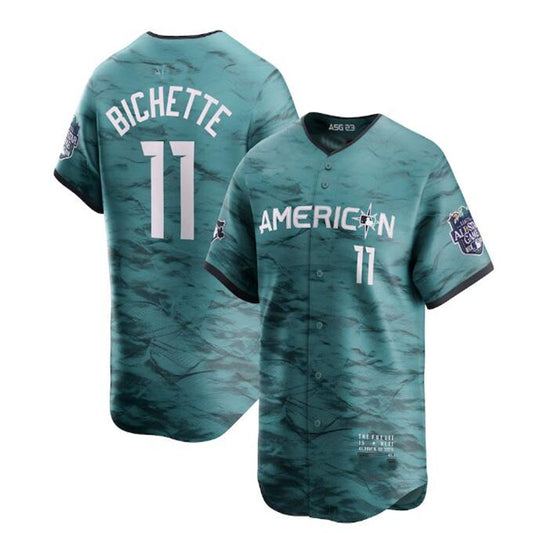 #11 Bo Bichette American League 2023 All-Star Game Limited Player Jersey - Teal Baseball Jerseys