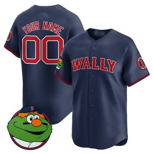 Custom Boston Red Sox Wally Vapor Premier Limited– All Stitched Baseball Jersey