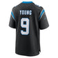 C.Panthers #9 Bryce Young Black Game Player Jersey Stitched American Football Jerseys