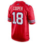 B.Bills #18 Amari Cooper Red 2nd Alternate Game American Football Jerseys