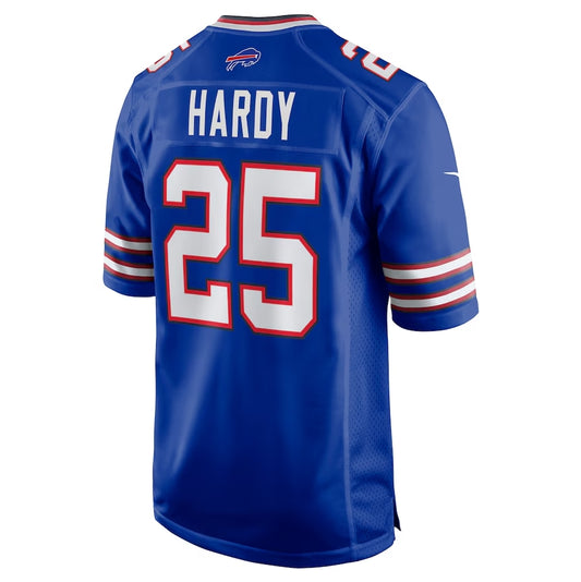 B.Bills #25 Daequan Hardy Game Jersey - Royal Football Jerseys