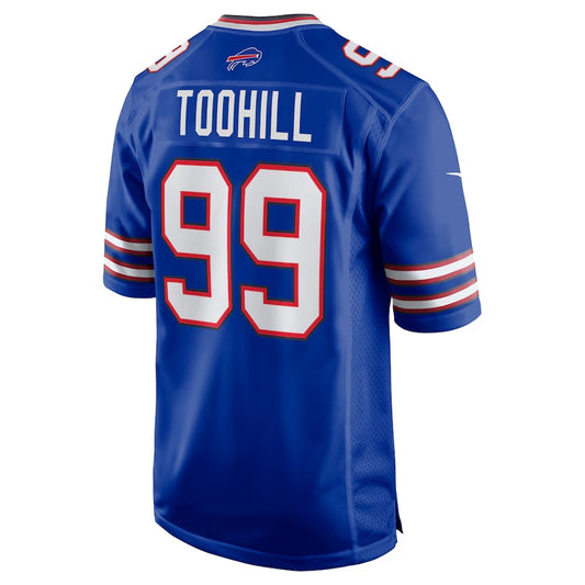 B.Bills #99 Casey Toohill Game Jersey - Royal Football Jerseys