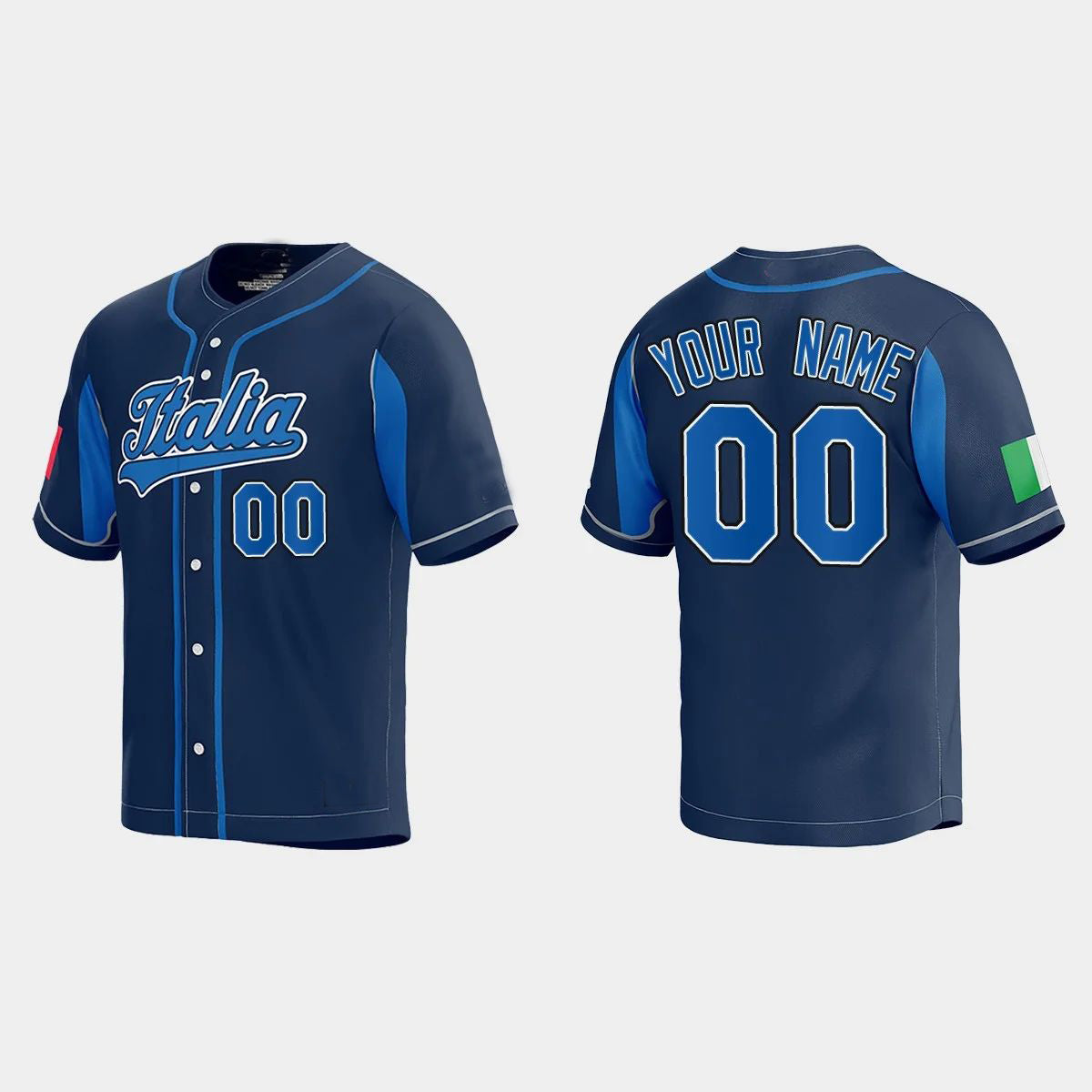 CUSTOM WORLD BASEBALL CLASSIC 2023 WORLD BASEBALL CLASSIC JERSEY NAVY Stitches Baseball Jerseys