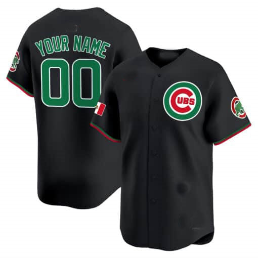 Custom Chicago Cubs Mexico Vapor Premier Limited V3– All Stitched Baseball Jersey