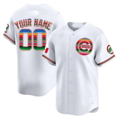 Custom Chicago Cubs Mexico Vapor Premier Limited– All Stitched Baseball Jersey