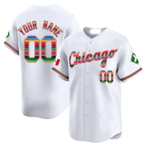 Custom Chicago White Sox Mexico Vapor Premier Limited V3 – All Stitched Baseball Jersey