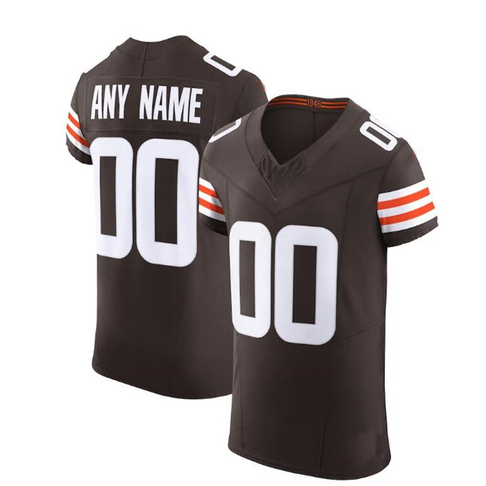 Custom C.Brown Brown Vapor F.U.S.E. Elite Custom Jersey Stitched American Football Jerseys