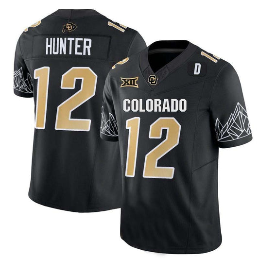 C.Buffaloes #12 Travis Hunter 2024 Black Home Stitched American College Jerseys