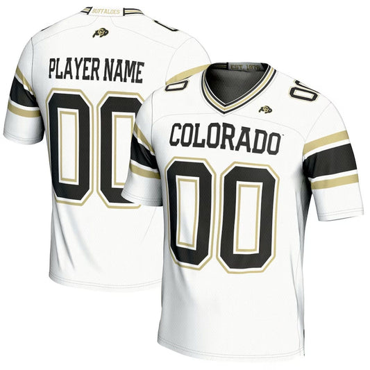 Custom C.Buffaloes GameDay Greats NIL Pick-A-Player Football Jersey - White American College Jerseys