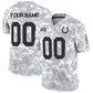 Custom IN.Colts Active Player 2024 F.U.S.E Arctic Camo Salute To Service Limited Stitched Football Jersey