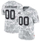 Custom KC.Chiefs Active Player 2024 F.U.S.E Arctic Camo Salute To Service Limited Stitched Football Jersey