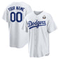 Custom Los Angeles Dodgers Active Player White 2024 World Series Cool Base Stitched Baseball Jersey