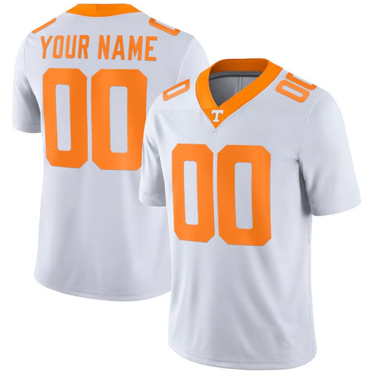 Custom T.Volunteers Football Game Jersey - White College Jerseys