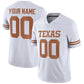 Custom T.Longhorns Football Custom Game Jersey - White American College Jerseys