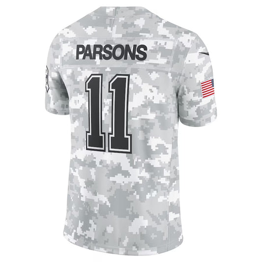 D.Cowboys #11 Micah Parsons Arctic Camo 2024 Salute to Service Limited Stitched American Football Jerseys