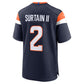 D.Broncos #2 Patrick Surtain II Alternate Game Jersey - Navy Stitched American Football Jerseys