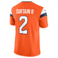 D.Broncos #2 Patrick Surtain II Vapor F.U.S.E. Limited Jersey - Orange American Football Jerseys