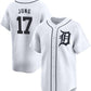 Detroit Tigers #17 Jace Jung White 2024 Home Limited Stitched Baseball Jersey