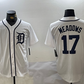 Detroit Tigers #17 Parker Meadows White Cool Base Stitched Baseball Jersey