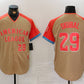 Detroit Tigers #29 Tarik Skubal Number Cream 2024 All Star Limited Stitched Baseball Jersey