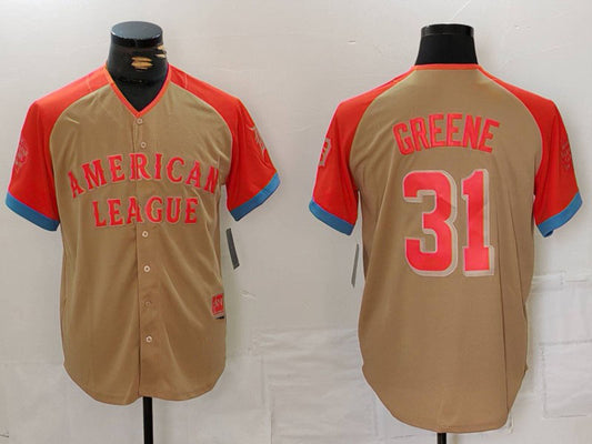 Detroit Tigers #31 Riley Greene Cream 2024 All Star Limited Stitched Baseball Jersey