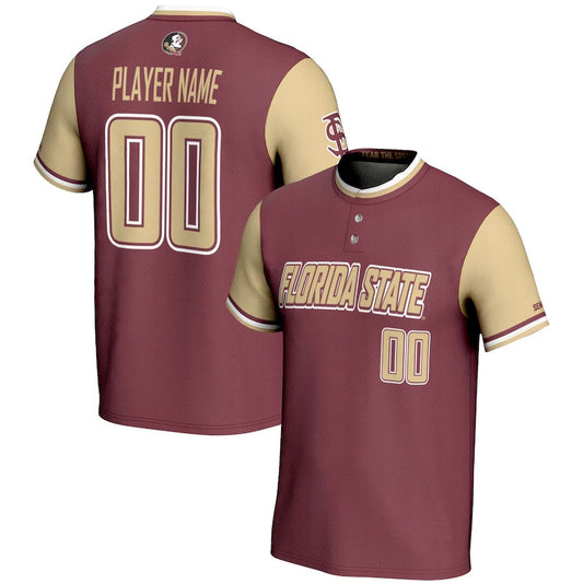 Custom F.State Seminoles GameDay Greats Unisex NIL Pick-A-Player Lightweight Softball Jersey – Garnet American College Jerseys